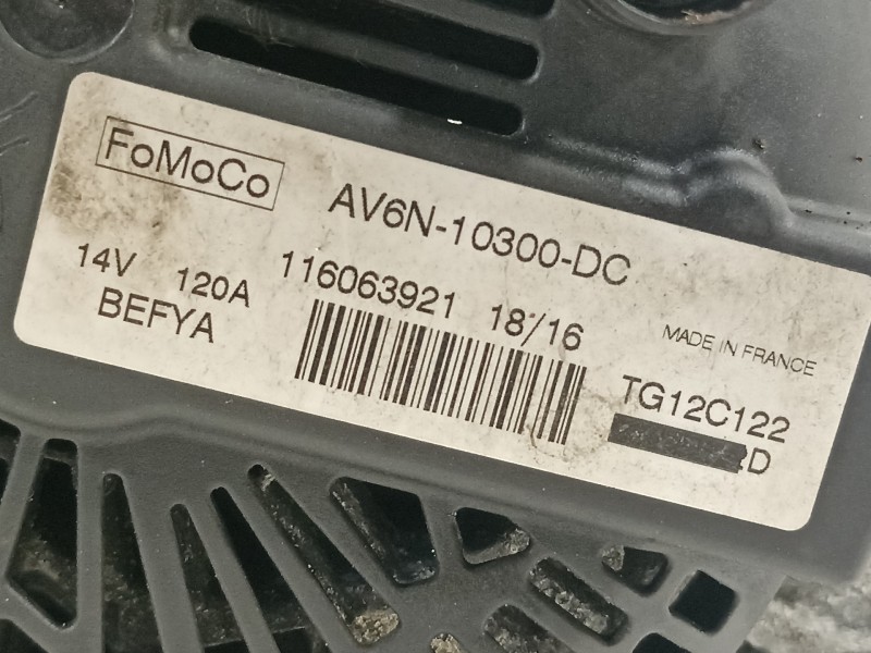 Recambio de alternador para ford focus lim. titanium referencia OEM IAM AV6N10300DC  