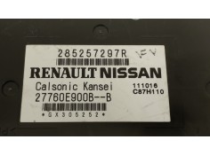 Recambio de centralita aire acondicionado para renault captur adventure referencia OEM IAM 285257297R 27760E900B  2