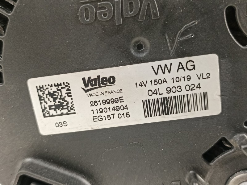 Recambio de alternador para audi a5 coupe (f53) s line edition referencia OEM IAM 04L903024  