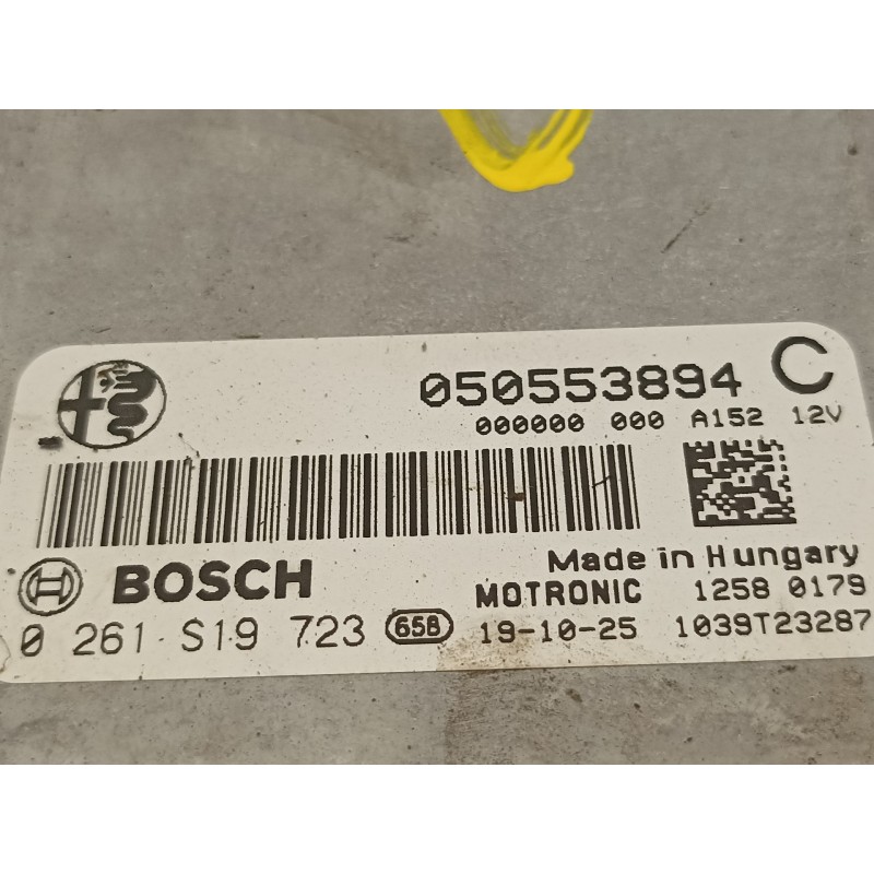 Recambio de centralita motor uce para alfa romeo stelvio (630) quadrifoglio 4wd referencia OEM IAM 50553894 261S19723 50553894C