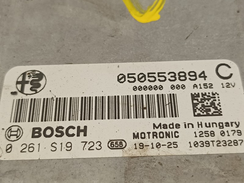 Recambio de centralita motor uce para alfa romeo stelvio (630) quadrifoglio 4wd referencia OEM IAM 50553894 261S19723 50553894C