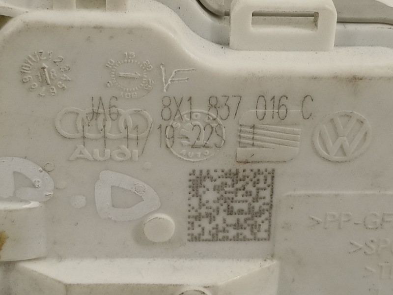 Recambio de cerradura puerta delantera derecha para audi a5 coupe (f53) s line edition referencia OEM IAM 8X1837016C  