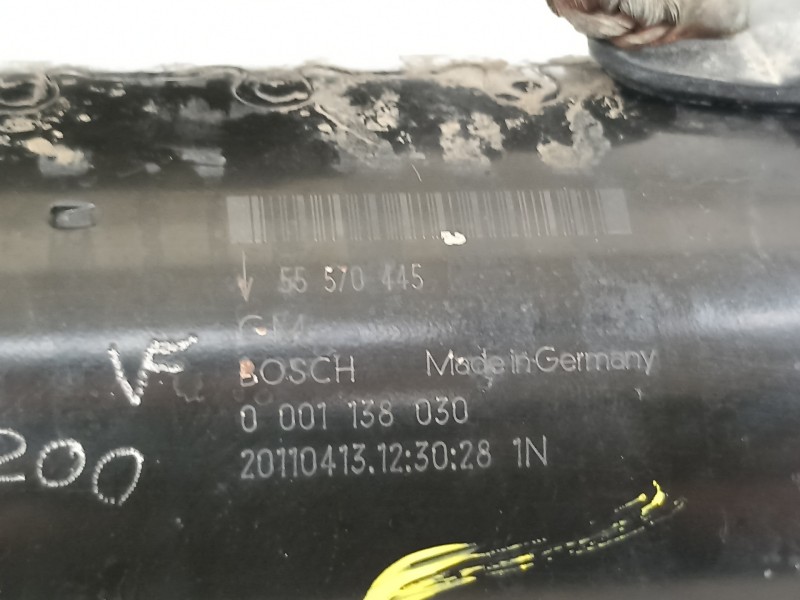 Recambio de motor arranque para opel astra j lim. enjoy referencia OEM IAM 55570445  