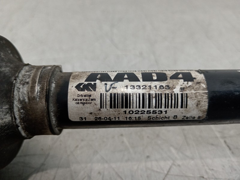 Recambio de transmision delantera izquierda para opel astra j lim. enjoy referencia OEM IAM 13321163  