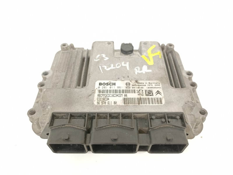 Recambio de centralita motor uce para citroën c3 1.4 hdi exclusive referencia OEM IAM 9657061180  