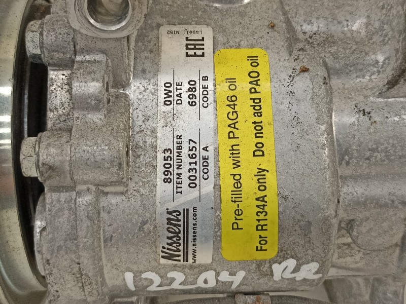 Recambio de compresor aire acondicionado para citroën c3 1.4 hdi exclusive referencia OEM IAM 9684480480  