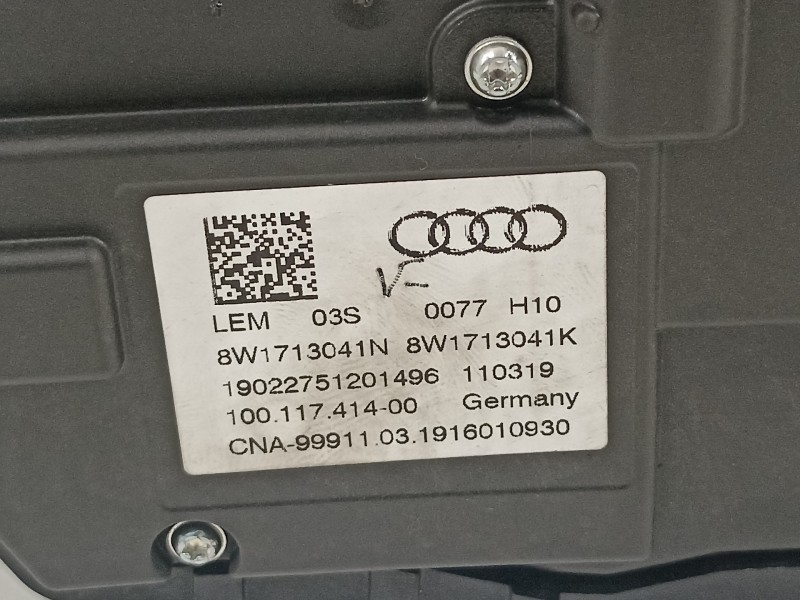 Recambio de palanca cambio para audi a5 coupe (f53) s line edition referencia OEM IAM 8W1713041K  