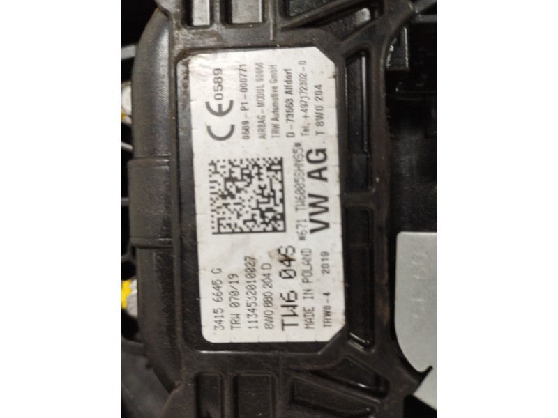 Recambio de kit airbag para audi a5 coupe (f53) s line edition referencia OEM IAM 8W1857033 8W0880201 8W0959655F