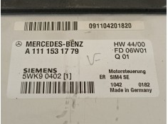 Recambio de centralita motor uce para mercedes-benz clase c (w203) berlina 180 (203.035) referencia OEM IAM A1111531779   2