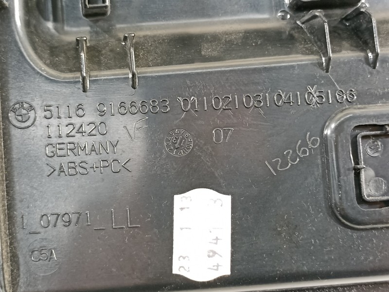 Recambio de guantera para bmw serie 5 lim. (f10) 520d referencia OEM IAM 51169166683 51169205976 