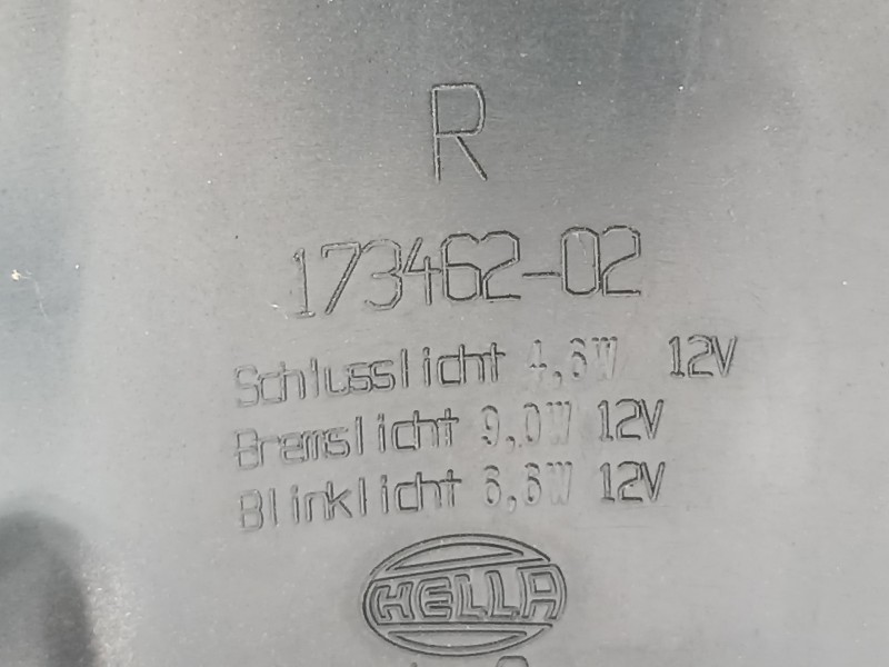 Recambio de piloto trasero derecho para bmw serie 5 lim. (f10) 520d referencia OEM IAM 63217306162  