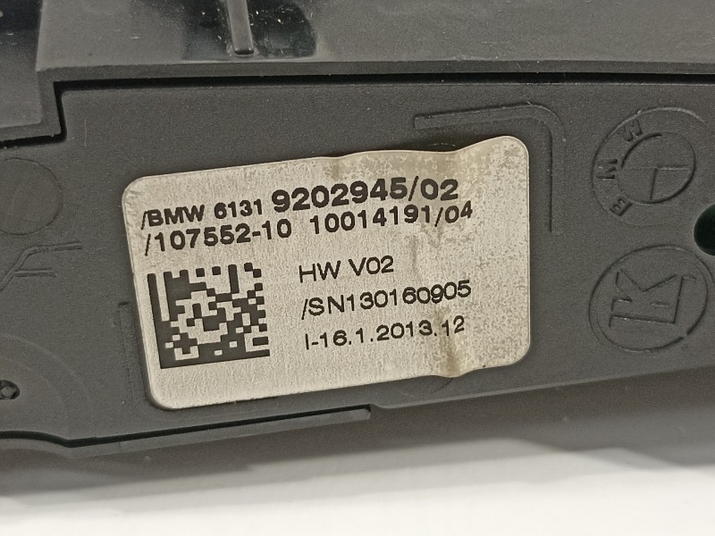 Recambio de mando multifuncion para bmw serie 5 lim. (f10) 520d referencia OEM IAM 61319202945  