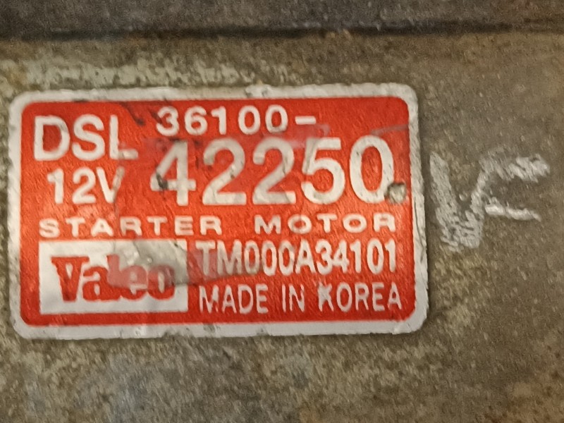 Recambio de motor arranque para hyundai h 1 starex h 1 starex td referencia OEM IAM 3610042250  