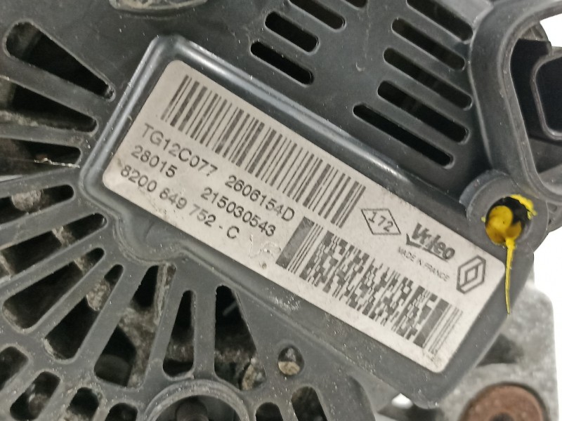Recambio de alternador para renault megane iii berlina 5 p limited referencia OEM IAM 8200849752C  