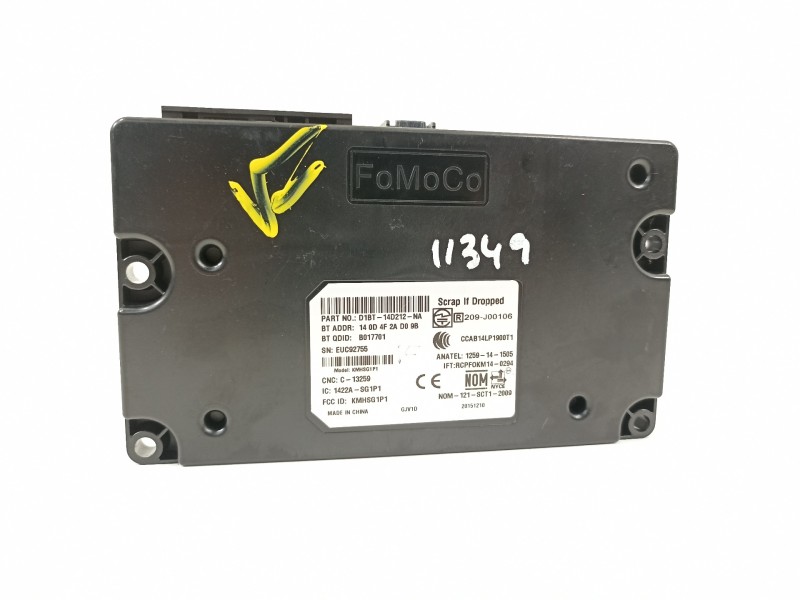 Recambio de modulo electronico para ford fiesta (ccn) black edition referencia OEM IAM DN1T15K600EE  