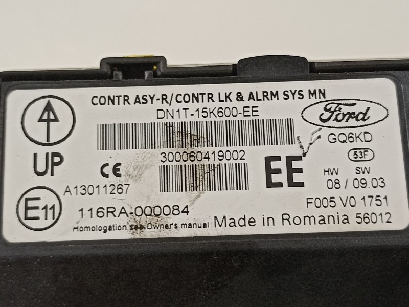 Recambio de modulo electronico para ford fiesta (ccn) black edition referencia OEM IAM D1BT14D212NA  