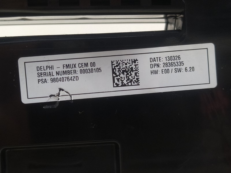 Recambio de mando climatizador para citroën c4 lim. exclusive referencia OEM IAM 98040764ZD 9670466180 