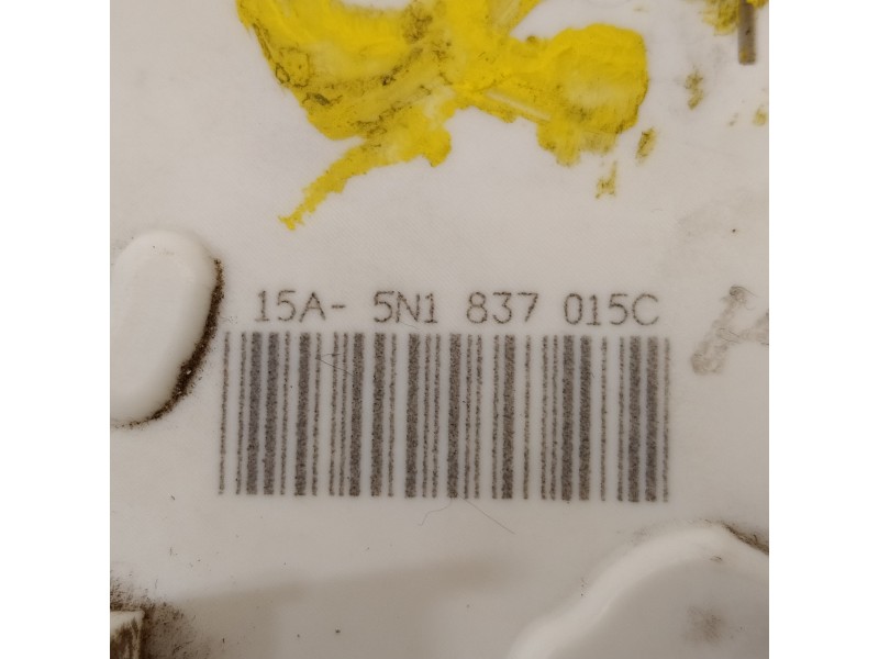 Recambio de cerradura puerta delantera izquierda para volkswagen tiguan (5n1) advance referencia OEM IAM 5N1837015C  