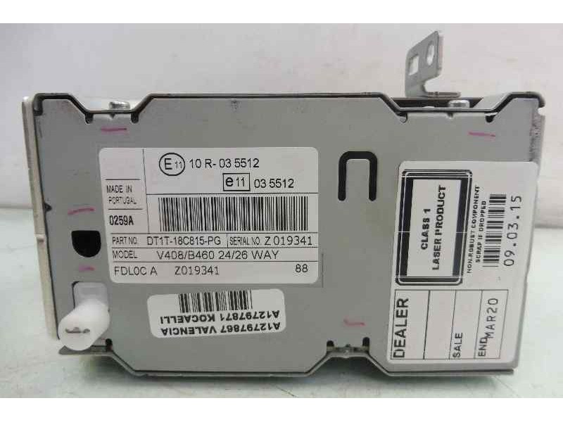 Recambio de sistema audio / radio cd para ford tourneo courier (c4a) trend referencia OEM IAM DT1T18C815PG  