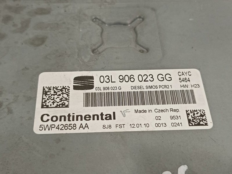 Recambio de centralita motor uce para seat altea (5p1) reference ecomotive referencia OEM IAM 03L906023GG 5WP42658AA 