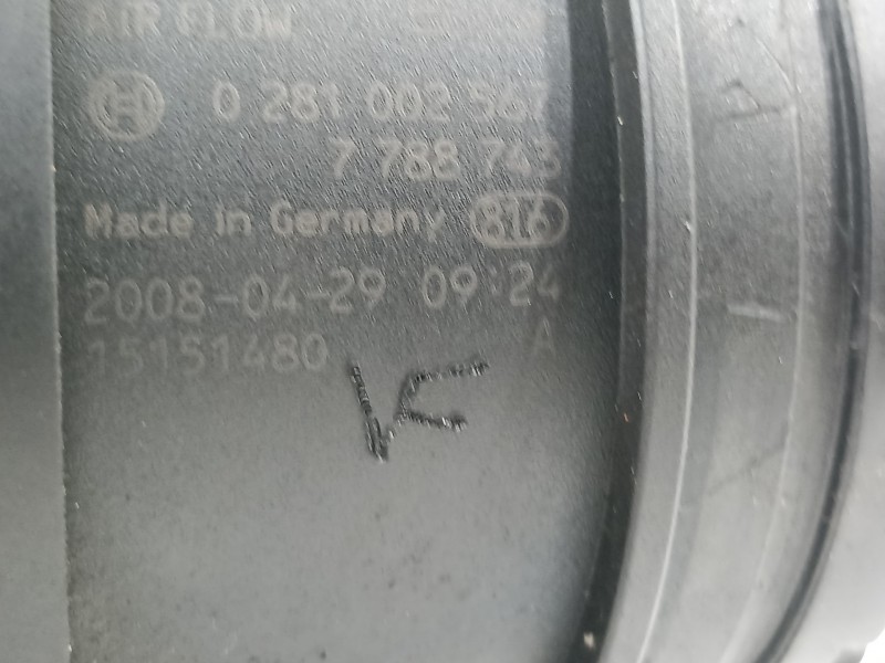 Recambio de caudalimetro para bmw serie 3 berlina (e90) 320d referencia OEM IAM 7788743  