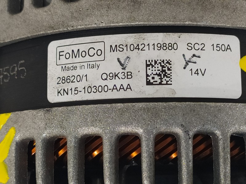 Recambio de alternador para ford ecosport (cr6) titanium referencia OEM IAM KN1510300AAA MS1042119880 