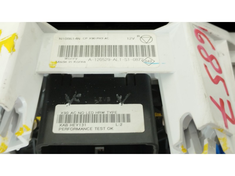 Recambio de mando calefaccion / aire acondicionado para dacia duster ambiance 4x2 referencia OEM IAM N108614N N108614N 