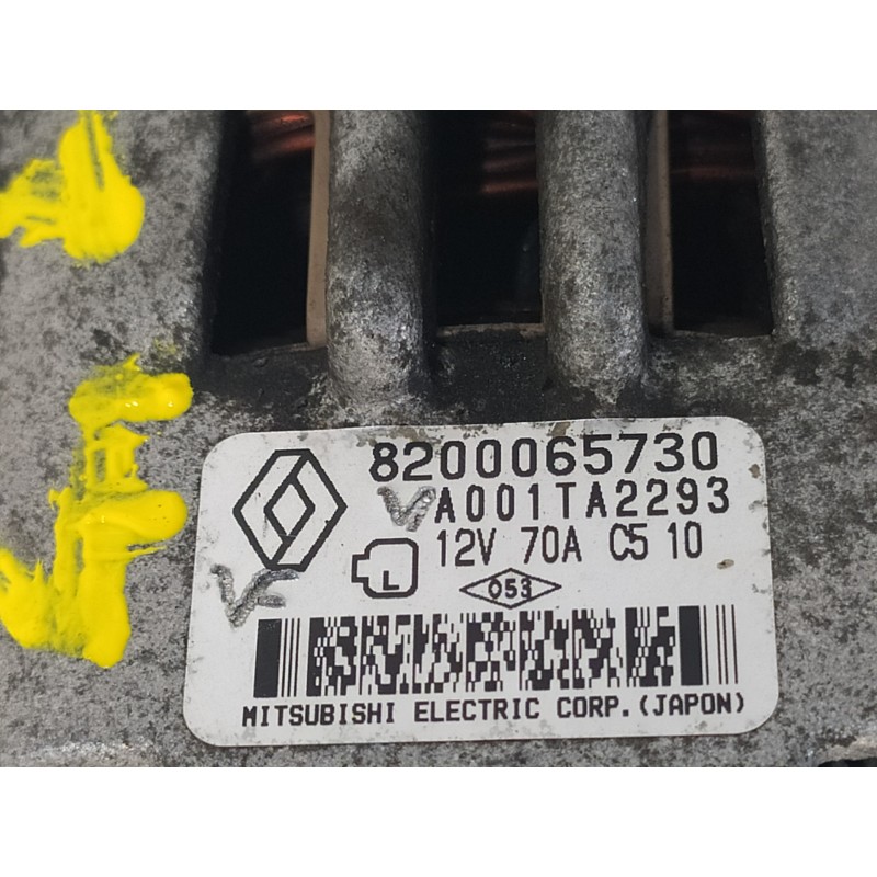 Recambio de alternador para renault clio ii fase ii (b/cb0) authentique referencia OEM IAM 8200065730 A001TA2293 