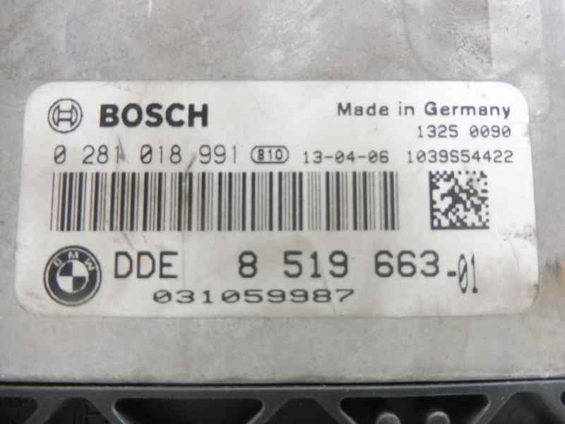 Recambio de centralita motor uce para mini mini (r56) cooper d referencia OEM IAM 851966301 0281018991 031059987