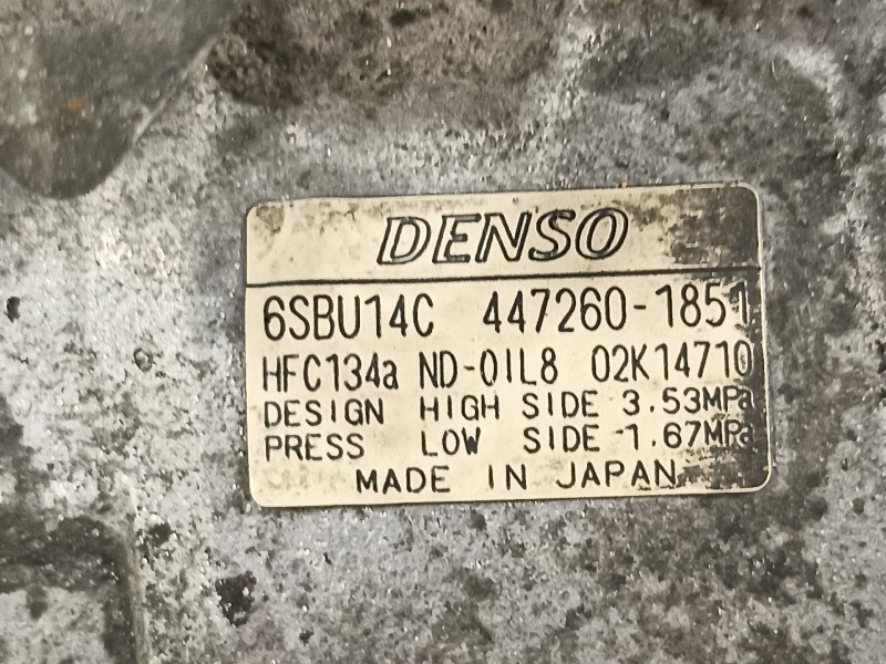 Recambio de compresor aire acondicionado para bmw serie 3 berlina (e90) 320d referencia OEM IAM 4472601851  