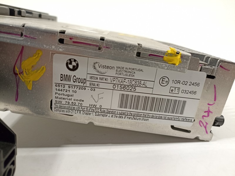 Recambio de sistema audio / radio cd para bmw serie 3 berlina (e90) 320d referencia OEM IAM 6512917720902  