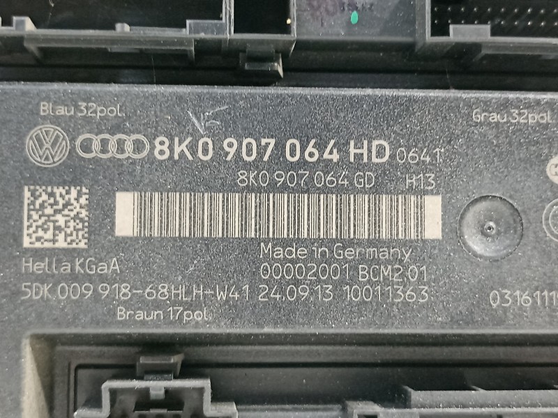 Recambio de modulo electronico para audi a4 ber. (b8) basis referencia OEM IAM 8K0907064HD  