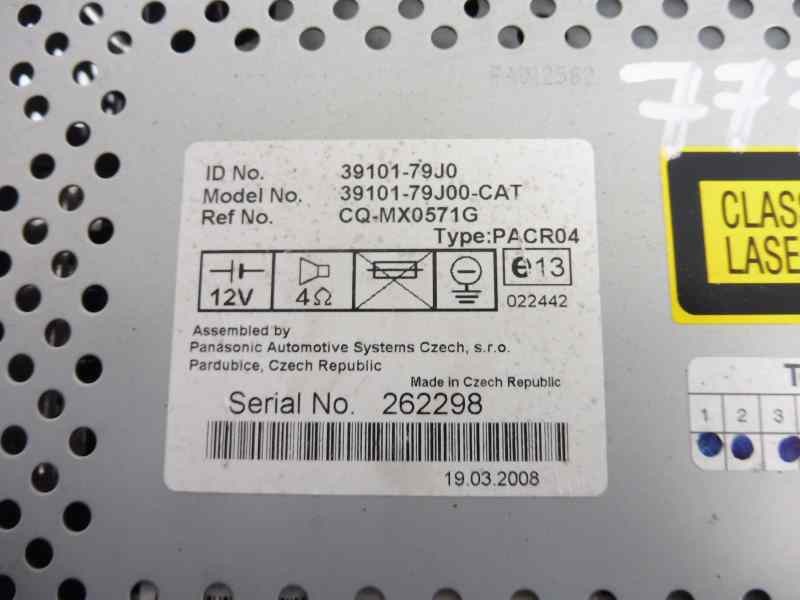 Recambio de sistema audio / radio cd para suzuki sx4 rw (ey) glx referencia OEM IAM 39100179J0  