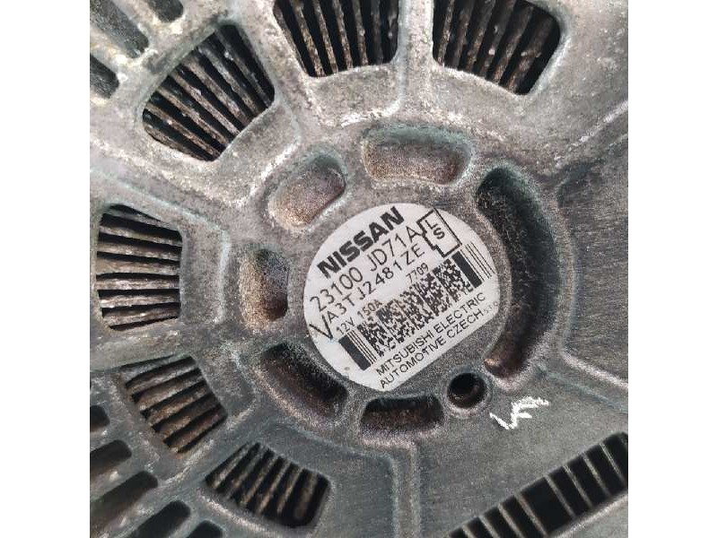 Recambio de alternador para nissan qashqai (j10) acenta referencia OEM IAM 23100JD71A A3TJ2481ZE 