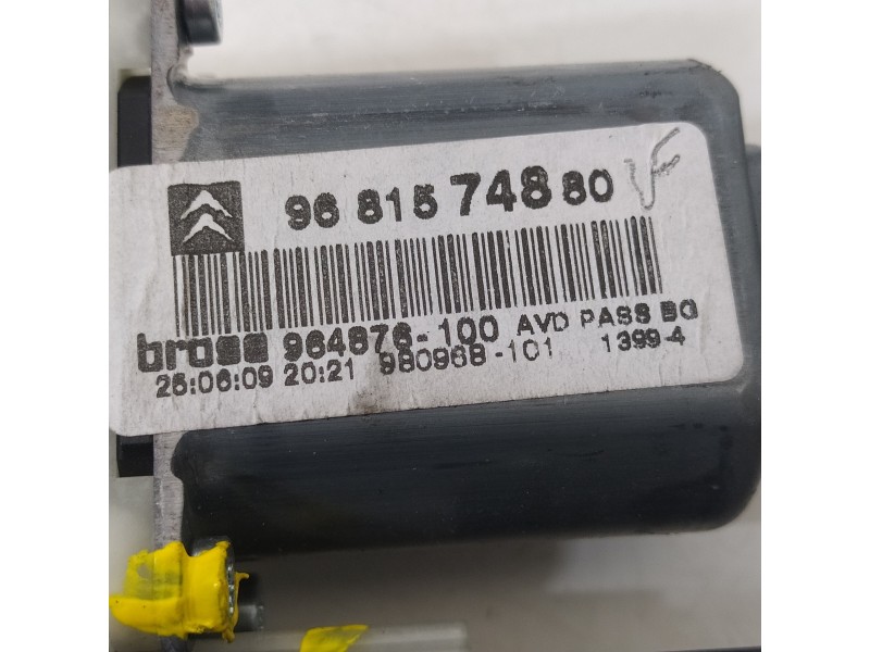 Recambio de elevalunas delantero derecho para citroën c4 berlina cool referencia OEM IAM 9681574880  