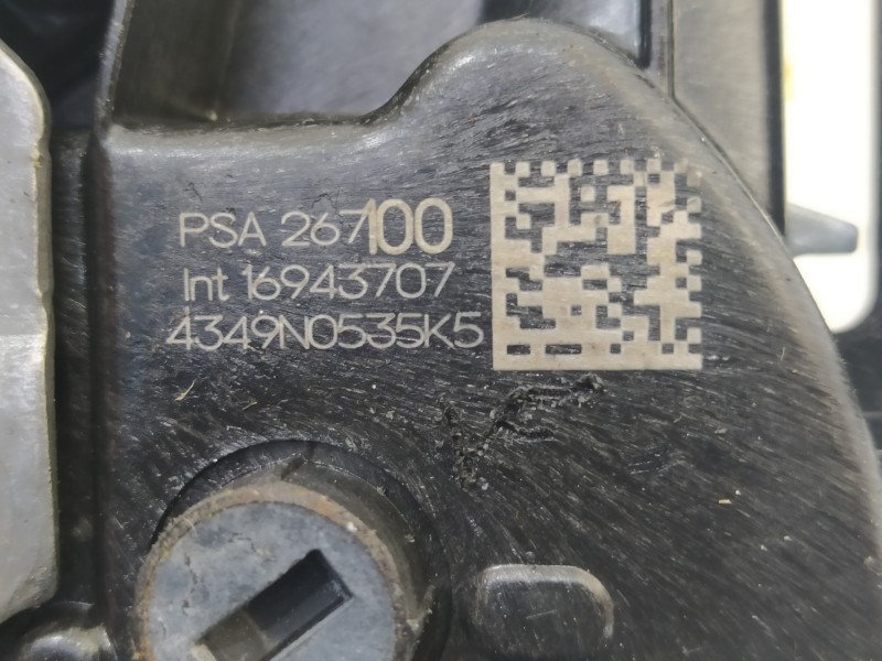 Recambio de cerradura puerta trasera derecha para opel crossland x design line referencia OEM IAM 267100  