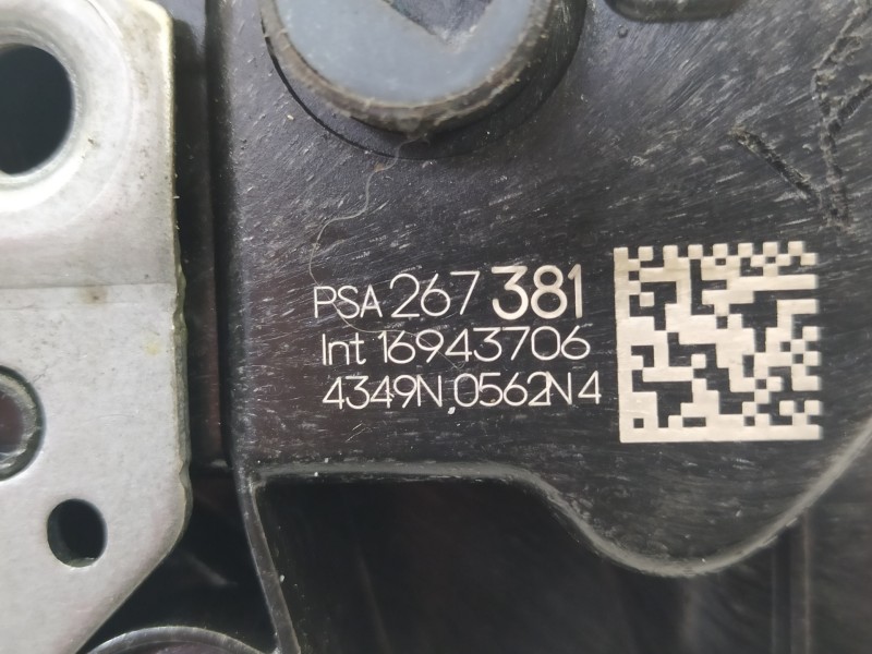 Recambio de cerradura puerta trasera izquierda para opel crossland x design line referencia OEM IAM 267381  