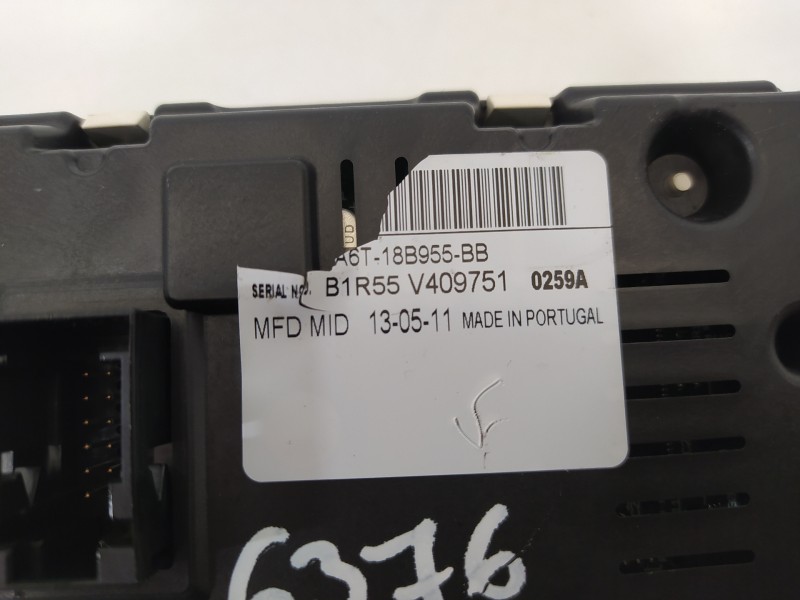 Recambio de pantalla multifuncion para ford fiesta (cb1) 1.6 tdci cat referencia OEM IAM 8A6T18B955BB  