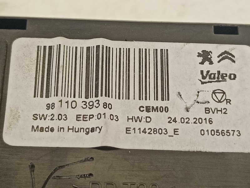 Recambio de modulo electronico para peugeot 308 active referencia OEM IAM 9811039380  