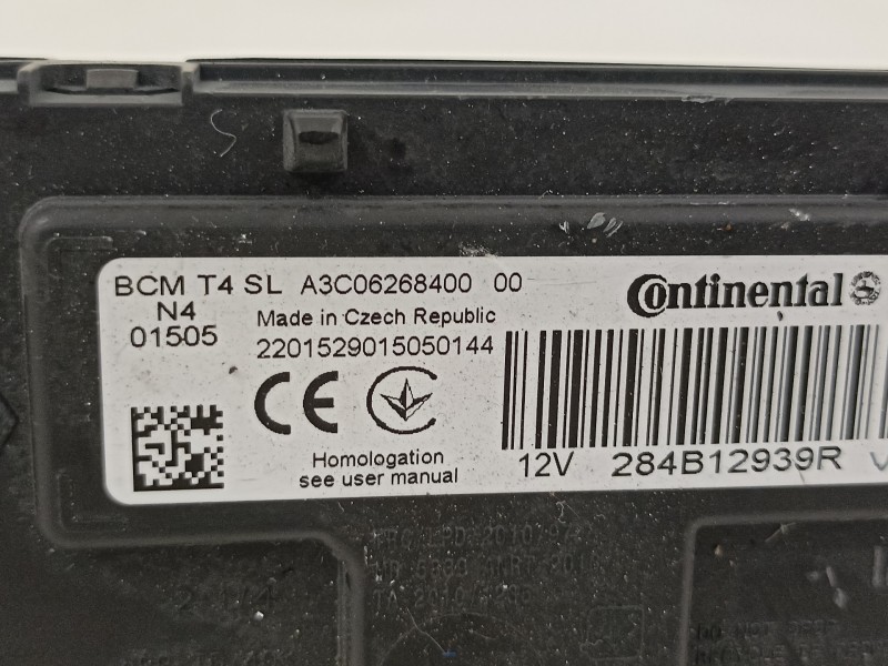 Recambio de modulo electronico para renault express rjk/fd0/ab6ua1ec2110 referencia OEM IAM 284B12939R  