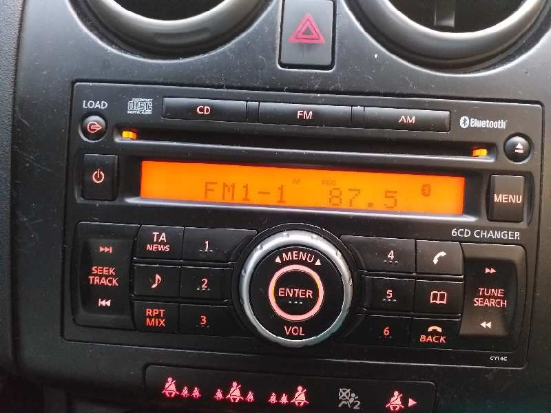 Recambio de sistema audio / radio cd para nissan qashqai (j10) acenta referencia OEM IAM 28185JD400  