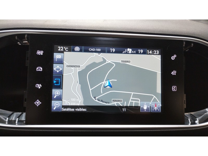 Recambio de pantalla multifuncion para peugeot 308 active referencia OEM IAM 9811486280  