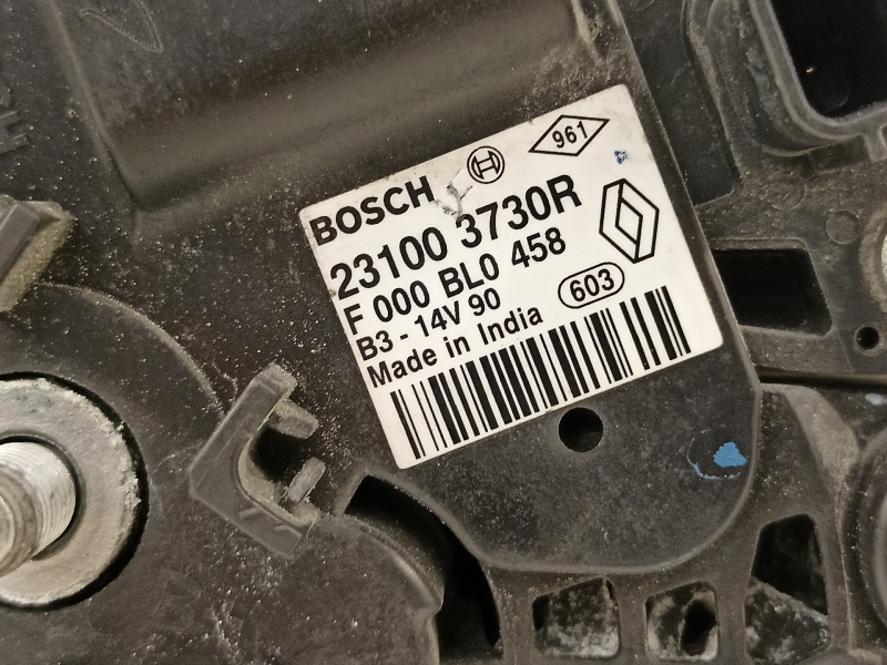 Recambio de alternador para renault clio iv authentique referencia OEM IAM 231003730R  