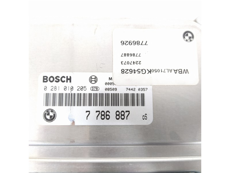 Recambio de centralita motor uce para bmw serie 3 berlina (e46) 320d referencia OEM IAM 13617786887 0281010205 7786926