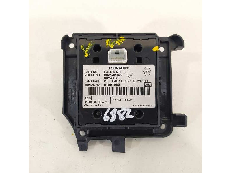 Recambio de mando multifuncion para renault megane iii sport tourer dynamique referencia OEM IAM 253B00345R  