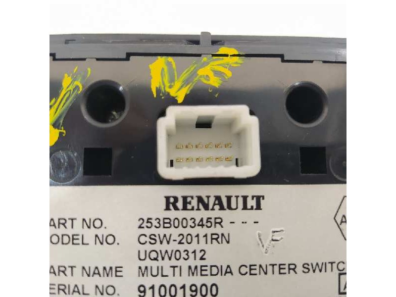 Recambio de mando multifuncion para renault megane iii sport tourer dynamique referencia OEM IAM 253B00345R  
