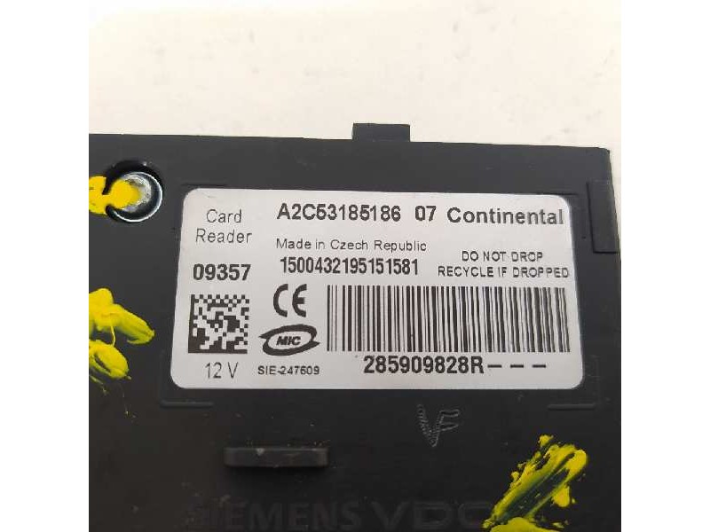 Recambio de conmutador de arranque para renault megane iii sport tourer dynamique referencia OEM IAM 285909828R  