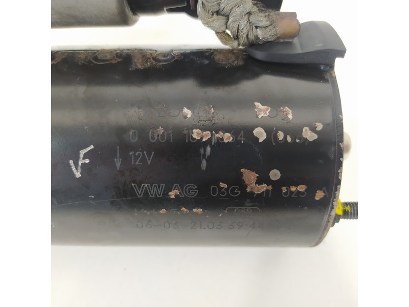 Recambio de motor arranque para audi a4 berlina (8e) 1.9 tdi referencia OEM IAM 03G911023A 0001109064 