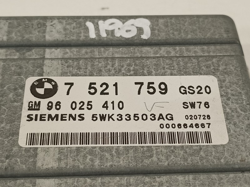 Recambio de centralita cambio automatico para bmw x5 (e53) 3.0d referencia OEM IAM 24607521759 7521759 