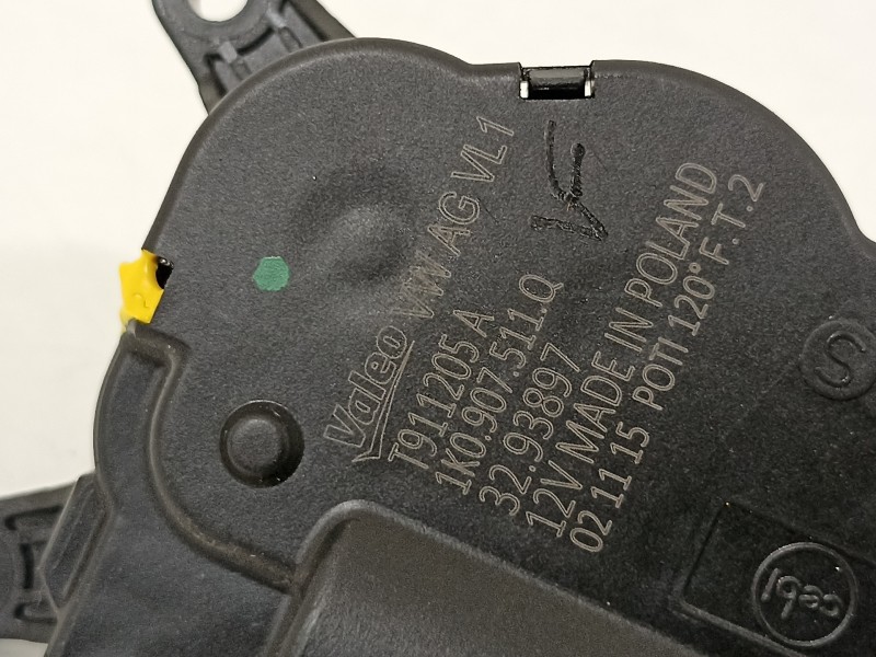 Recambio de motor apertura trampillas climatizador para volkswagen cc (358) basis bluemotiontech referencia OEM IAM 1K0907511Q  